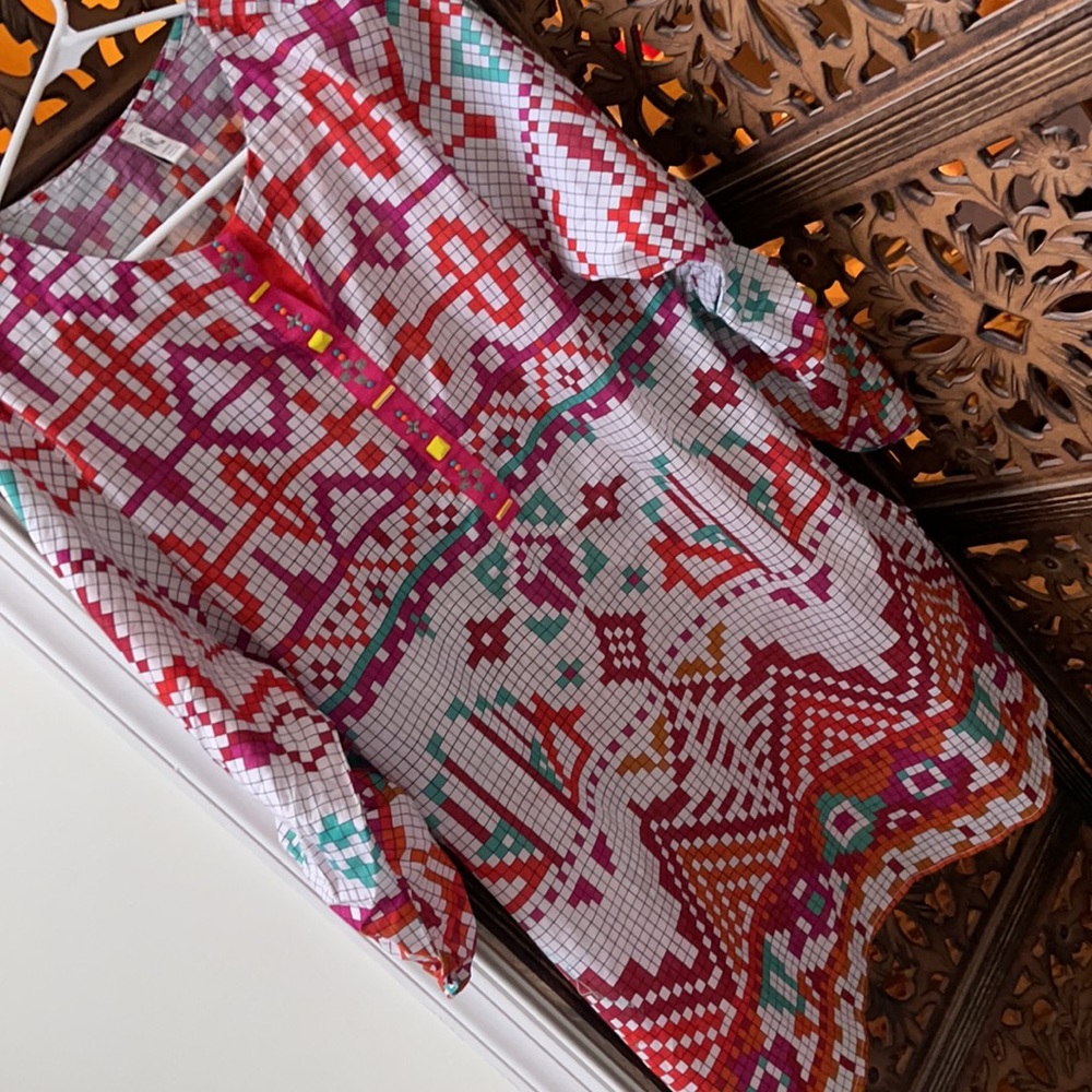 Kurta large multi pattern - Picture 4 of 4
